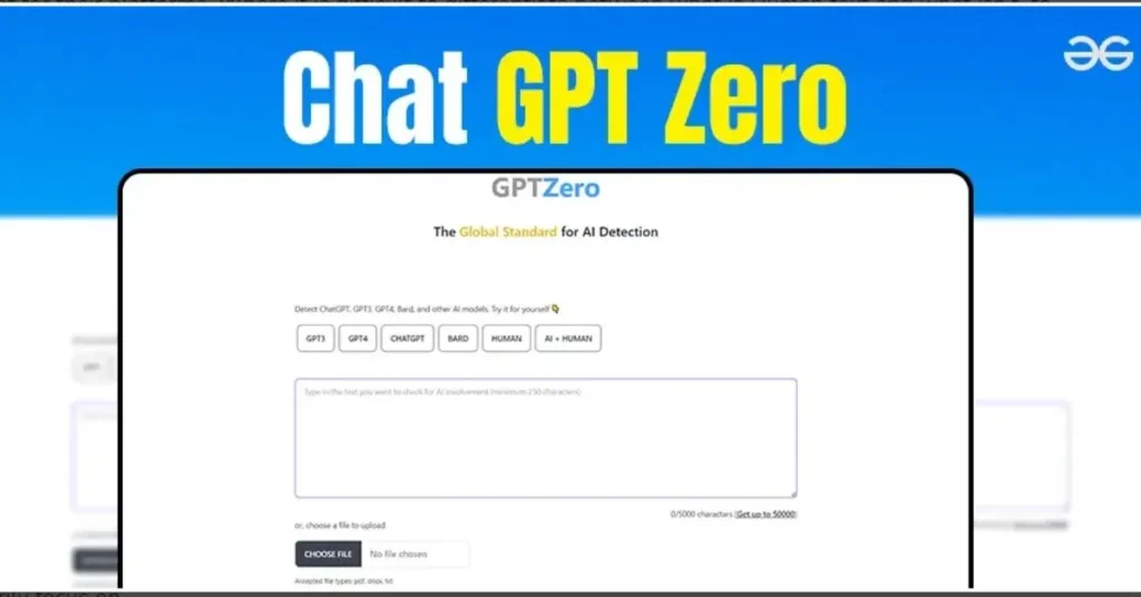 What is chat gpt zero and how to use it