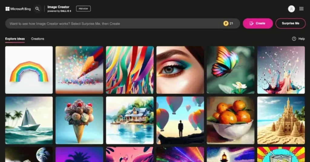 Microsoft’s Bing Image Generator 1